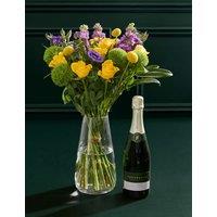 M&S Flower Market Wimbledon Bouquet with Rockferne Sparkling Wine
