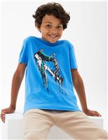 Pure Cotton Trainer Print T-Shirt (6-16 Yrs)