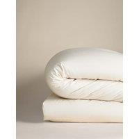M&S Pure Cotton 180 Thread Count Duvet Cover Cream