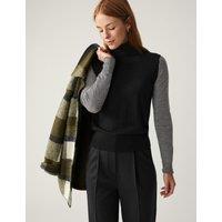 Pure Merino Wool Colour Block Jumper