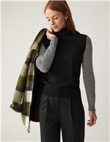Pure Merino Wool Colour Block Jumper