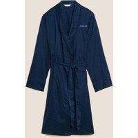 Personalised Pure Cotton Dressing Gown