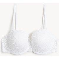 Lace Wired Strapless Bandeau Bra A-E