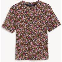 Pure Cotton Printed Crew Neck T-Shirt