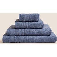 M&S Super Plush Pure Cotton Towel Petrol