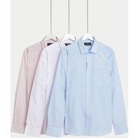 3pk Slim Fit Easy Iron Shirts