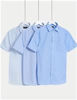 3pk Slim Fit Easy Iron Short Sleeve Shirts