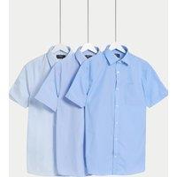 3pk Slim Fit Easy Iron Short Sleeve Shirts