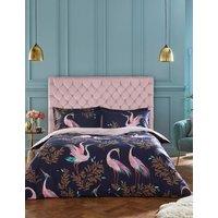 Pure Cotton Sateen Dancing Cranes Bedding Set