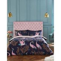 Pure Cotton Sateen Dancing Cranes Bedding Set