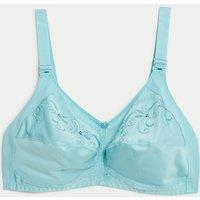 Embroidered Non Wired Total Support Bra