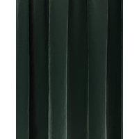 M&S Velvet Pencil Pleat Ultra Thermal Curtains Forest Green