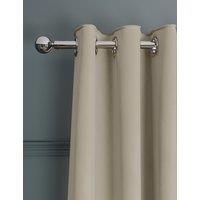 M&S Velvet Eyelet Ultra Thermal Curtains Champagne