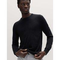 M&S Cashmilon Crew Neck Jumper Black