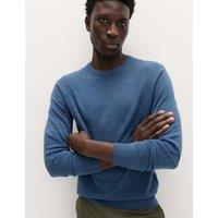 M&S Cashmilon Crew Neck Jumper Denim