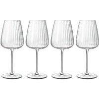 Set of 4 Optica White Wine Glasses