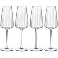 Set of 4 Optica Champagne Flutes