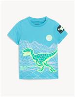 Pure Cotton Dinosaur T-Shirt (2 -7 Yrs)