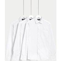 Shorter Length 3pk Slim Fit Easy Iron Long Sleeve Shirts