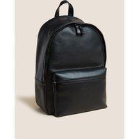 Personalised Pebble Grain Leather Backpack