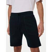 Pure Cotton Drawstring Jersey Shorts