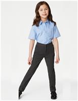 Girls Skinny Leg School Trousers (2-18 Yrs)
