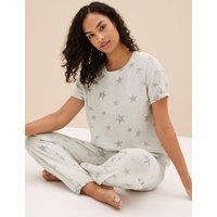 Cotton Rich Star Print Pyjama Set