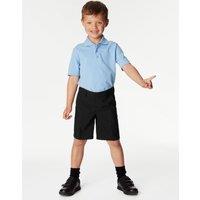 2pk Boys Regular Leg School Shorts (2-14 Yrs)