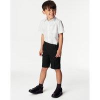 2pk Boys Slim Leg School Shorts (2-14 Yrs)