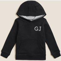 M&S Personalised Kids' Pullover Hoodie (2-7 Yrs) Black