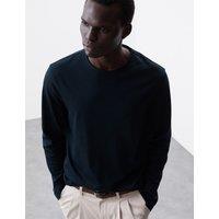 Pure Supima Cotton Long Sleeve T-Shirt