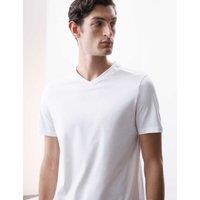 Pure Supima Cotton V-Neck T-Shirt
