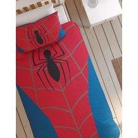 M&S Spider-Man Cotton Blend Bedding Set Red Mix
