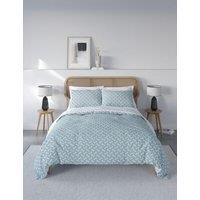 Cotton Blend Geometric Bedding Set