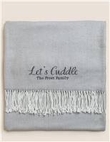 Personalised Herringbone Throw