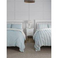 2pk Cotton Blend Striped Bedding Sets