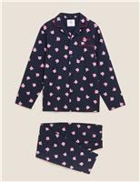 Percy Pig Personalised Men's Percy Pig Pyjamas Navy Mix