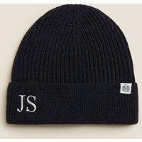 Personalised Men s Rib Beanie Hat