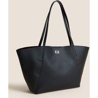 Personalised Faux Leather Tote Bag