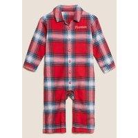 Personalised Kids Family Checked Romper