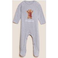 Personalised Kids Spencer Bear Sleepsuit (3 Mths - 3 Yrs)