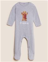 Personalised Kids Spencer Bear Sleepsuit (3 Mths - 3 Yrs)