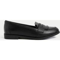 Kids Leather School Loafers (13 Small - 7 Large)