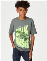 Pure Cotton Hulk T-Shirt (6-16 Yrs)