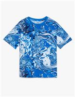 Pure Cotton Marble Print T-Shirt (6-16 Yrs)