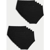 10pk Cotton Lycra Full Briefs