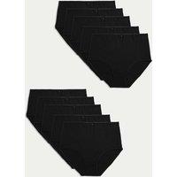 10pk Cotton Lycra Full Briefs