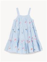 Pure Cotton Butterfly Dress (2-8 Yrs)