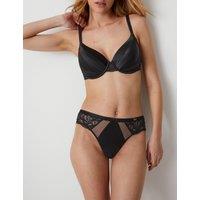 Silk & Lace Wired Full Cup Bra A-E