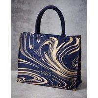 Navy & Gold Juco Bag